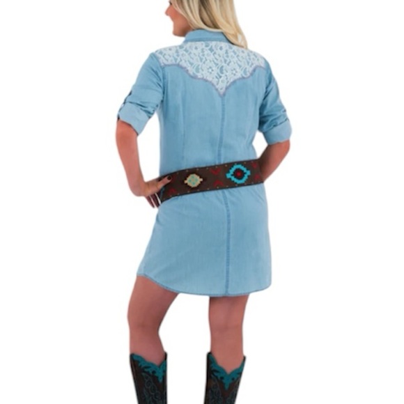 Noble Outfitters 26000-703 Womens Bluegrass Lace Dress NWT size Large - Picture 2 of 16